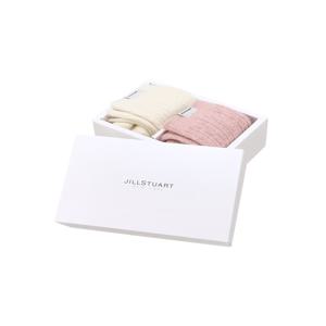 [선물포장]여성 로고라벨 베이지 꽈배기 울혼방 장목양말 2종세트 JASS5F030