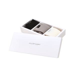 [선물박스포장]여성 로고라벨 골지 중목양말 3종세트 JASS5F020