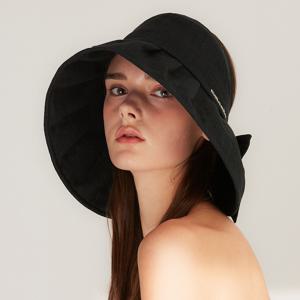 프릴 리본 린넨 보닛햇 (2colors)