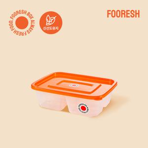 [푸레시] 반찬통 냉장고 정리용기 신선박스 900ml(4칸)