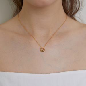 [Silver925]Daily Round Necklace