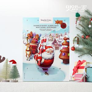 사이먼콜 밀크초콜릿 산타 어드밴트 캘린더 216g x 2개