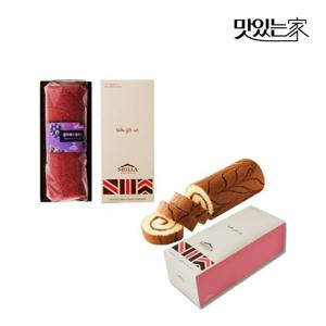 [신라명과]제리롤+블루베리롤 케익 선물세트 쇼핑백 포함