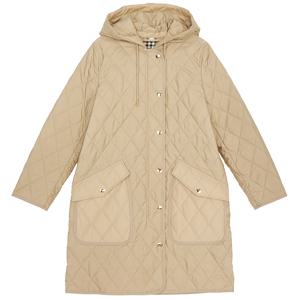 버버리 ROXBY 8048711 A7026 여자 후드 코트 레귤러핏