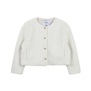 랩[정가 159,900] 골드버튼 라운드넥 페이크퍼 자켓 AP4FJA61