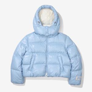 휠라 여성 밀라노다운 후드 구스다운 숏패딩자켓 FS2DJF4161F_LBU