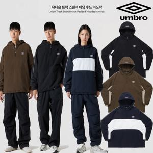 엄브로 유니온 트랙 스탠넥 패딩 후드 아노락 UQ321CWT95 3종