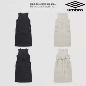 엄브로 멜로우 우먼스 퀼티드 패딩 원피스 UQ422COPO1 2종