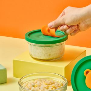 위글위글 햇밥용기원형 위글베어 2조세트