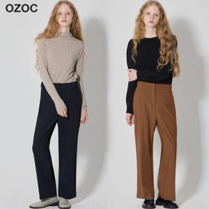 (OZOC)] 세미 와이드 슬랙스 (택가격: 99000원)