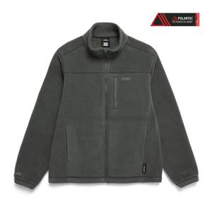N244UFT220 나오스 플리스 집업 자켓 LICHEN KHAKI
