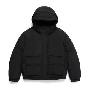 N244UDW100 쿠온 아웃포켓 구스 다운 점퍼 CARBON BLACK