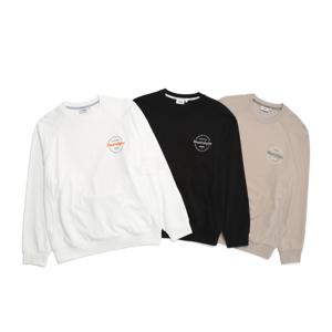 N231USW905 데일리 세미 오버핏 트레이닝 맨투맨 티셔츠 3종 택1