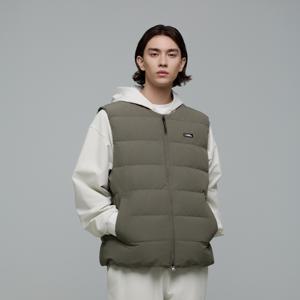 N244UDV910 헤론 U넥 경량 구스 다운 베스트 K MOCHA