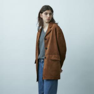 Eco Suede Jacket_BROWN