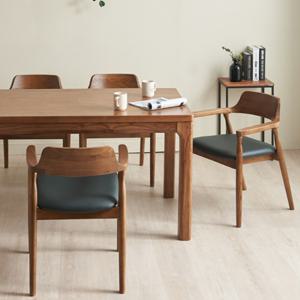 미스틱 식탁의자 방석형 참죽나무원목