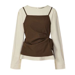 [롯데백화점]베이직 블라우스+뷔스티에 세트 PBINF5F1BL5081