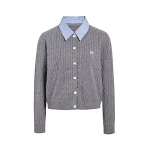 카라셔츠 케이블 니트 GRAN1PO171