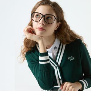 [40%Off]여성 클래식 배색 가디건 다크그린(MQ122LSW17)