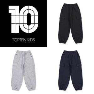 MKF4PT3002 탑텐키즈 공용 플리스 카고 스웨트팬츠