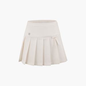 리본 플리츠 큐롯 팬츠 (아이보리)