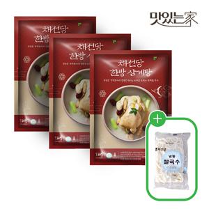채선당 인삼삼계탕 1kgx3팩_칼국수3봉