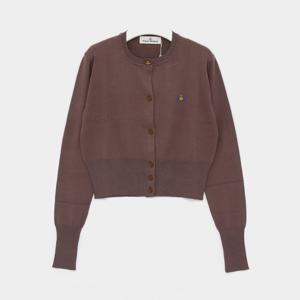 25FW ORB 베아 크롭 코튼 캐시미어 크루넥 여성 가디건 1803002U Y001V D408