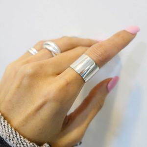 [브리치]  / 실버 평반지