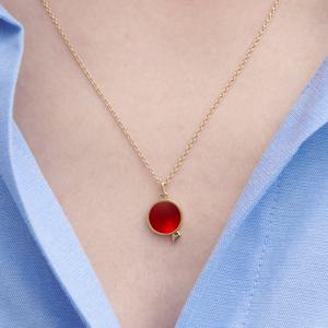 페니도르 실버(Y) 플랫 목걸이 자마노 HL1N3A120Y9500