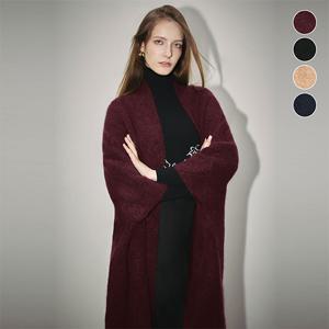 [최초가 298,900원] 홈쇼핑 인기 모헤어 블렌디드 니트코트 1종