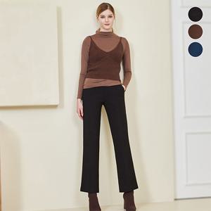 [최초가 77,000원] 홈쇼핑 인기 더블페이스 웜기모 본딩 윈터 슬랙스 3종 택1