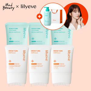 매드뷰티 단독  그로우턴+스칼프턴 앰플 100ml 3개+3개 세트 + 스칼프턴 샴푸 500g 1개 + 쇼핑백 1개