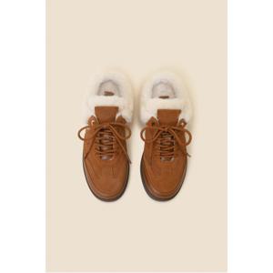 [정상가 348,000원] 퍼 스니커즈 뮬(brown)_DG4DW24701BRN