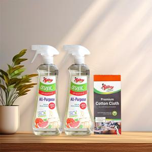 오가닉 자몽 다목적 세정제 500ml 2개+코튼 클로스