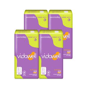 비다웰 요실금이너핏 라이너 슬림롱 40P 4팩