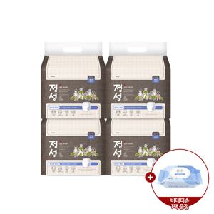 정성 요실금 성인기저귀 팬티형 특대형 10매입 4팩+비데티슈 1팩