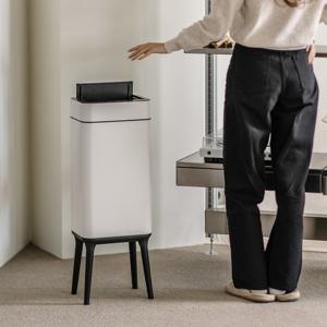 자동센서 스마트 쓰레기통 오존살균 휴지통 슬릿형 26L