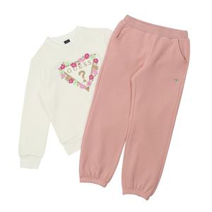 [정가 110000원] 게스 플라워 플리스 셋업