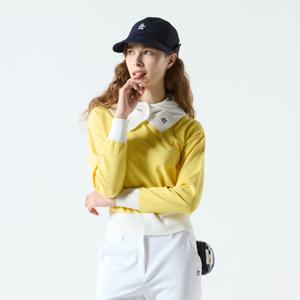 여성 바라클라바 스웨터 옐로우(MQ122LSW15)