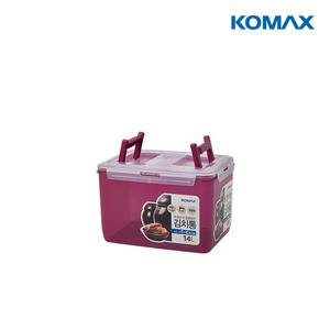 뚜껑이 더 튼튼해진 김치통 14L(72호) -마젠타