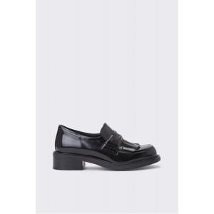 [단독 선오픈][정상가 378,000원] 프린지 로퍼(black)_DW1DA25601BLK