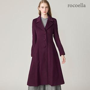 브로드 캐시미어 울 플레어 코트