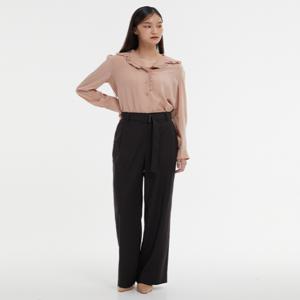 LAP 벨티드 투턱 와이드팬츠AN3WP870