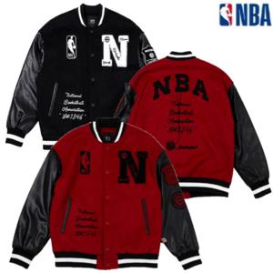 남녀공용 NBA 이니셜 로고 바시티 점퍼 N224JP901Z