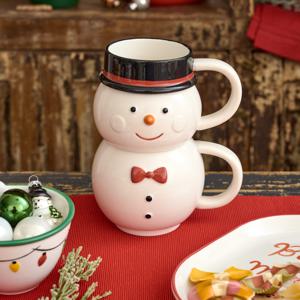 메리베이커리 눈사람 스태킹머그 2P 세트
