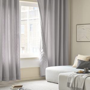 ON 먼지없는 헤링본 3중방한 3도씨커튼 265x240 1장 그레이