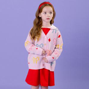 리본반짝 니트 가디건 JWFOU19