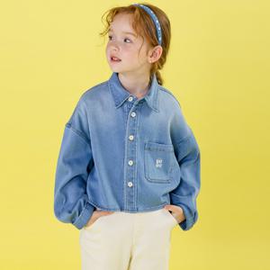 고온 크롭 데님 셔츠 JWFTO55