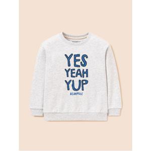 그래픽 스웨트 셔츠  라이트 그레이 (BI5941U082)