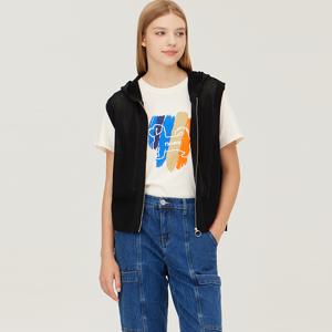 [본사] 시스루 후드 집업 베스트_BAKVF4541BK